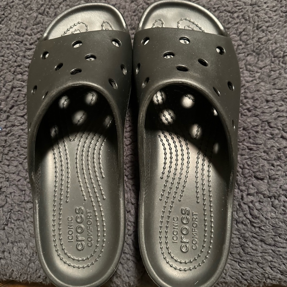 Crocs platform sandals